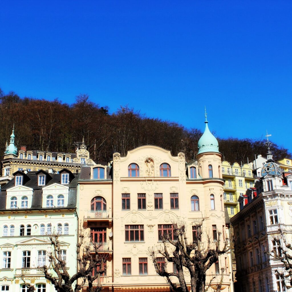 buildings in Karlovy Vary | Czech Republic 
