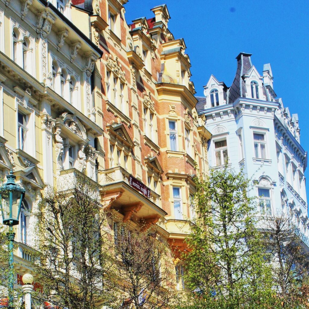 buildings in Karlovy Vary | Czech Republic