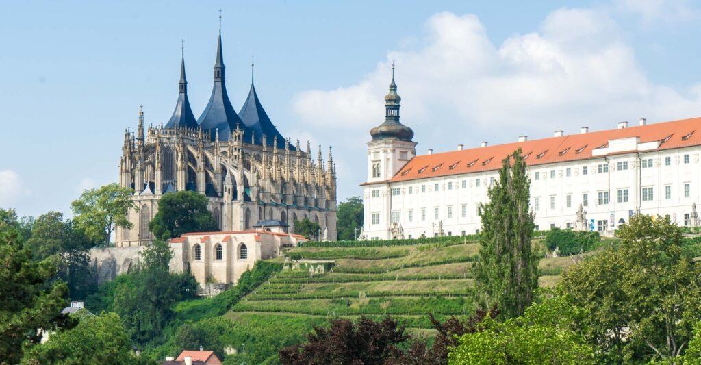 castle on hill is one of the UNESCO sites in Czech Republic