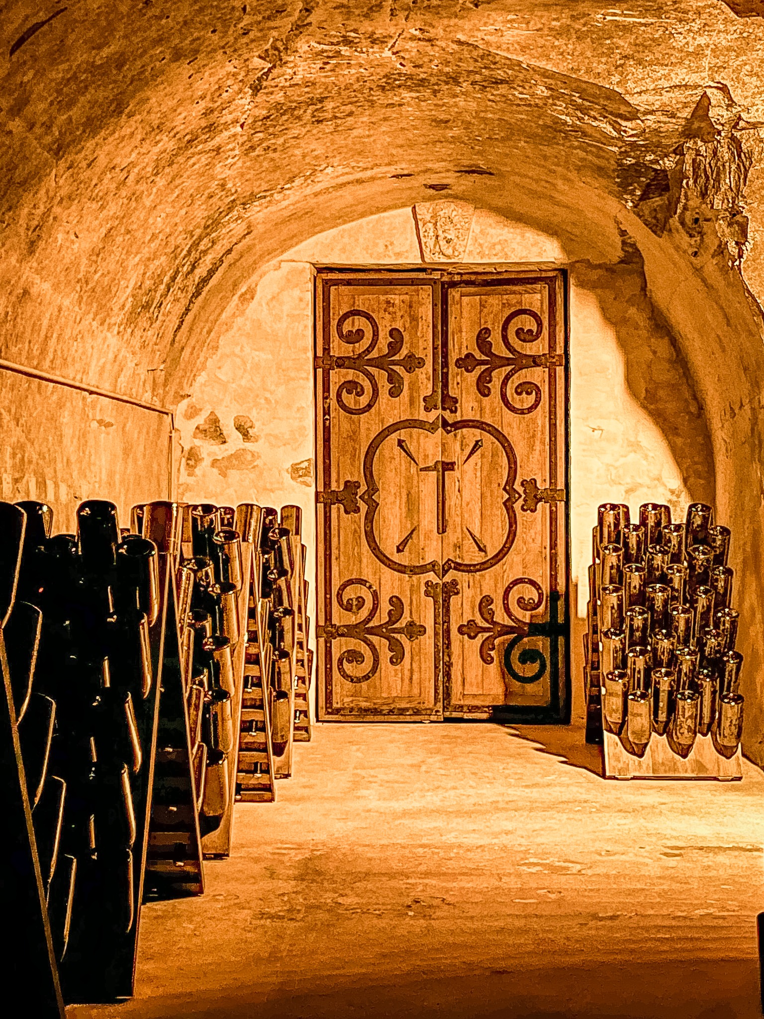 underground champagne cave in reims