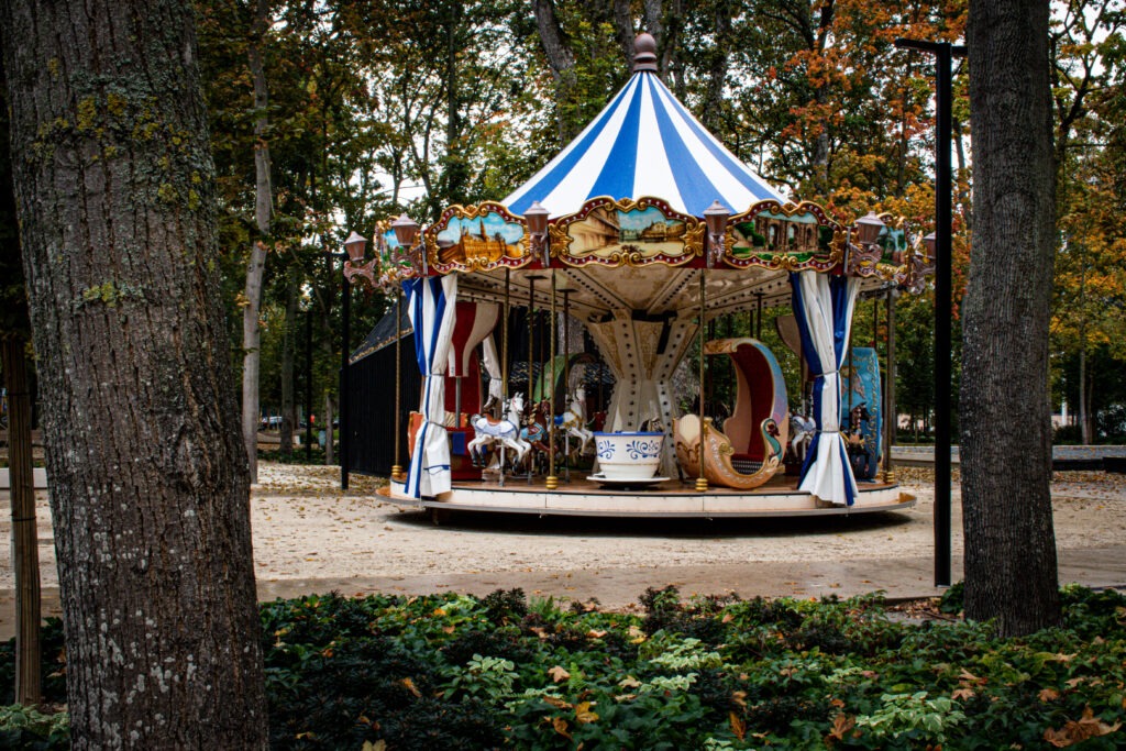 carosel in Reims park