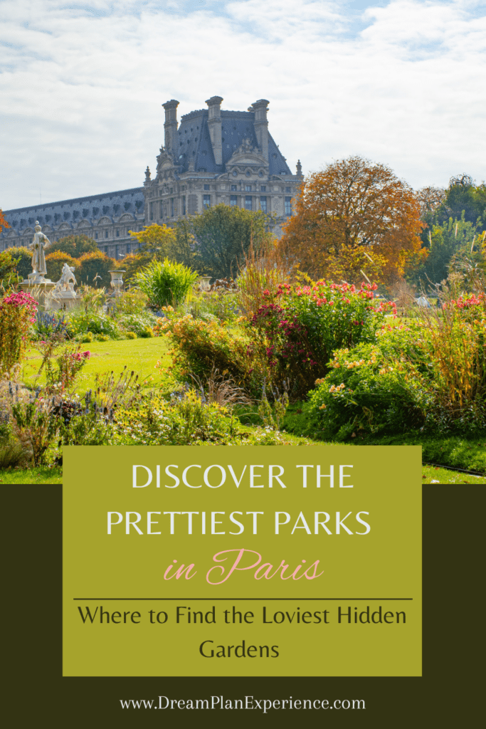 pretty paris parks with flowers