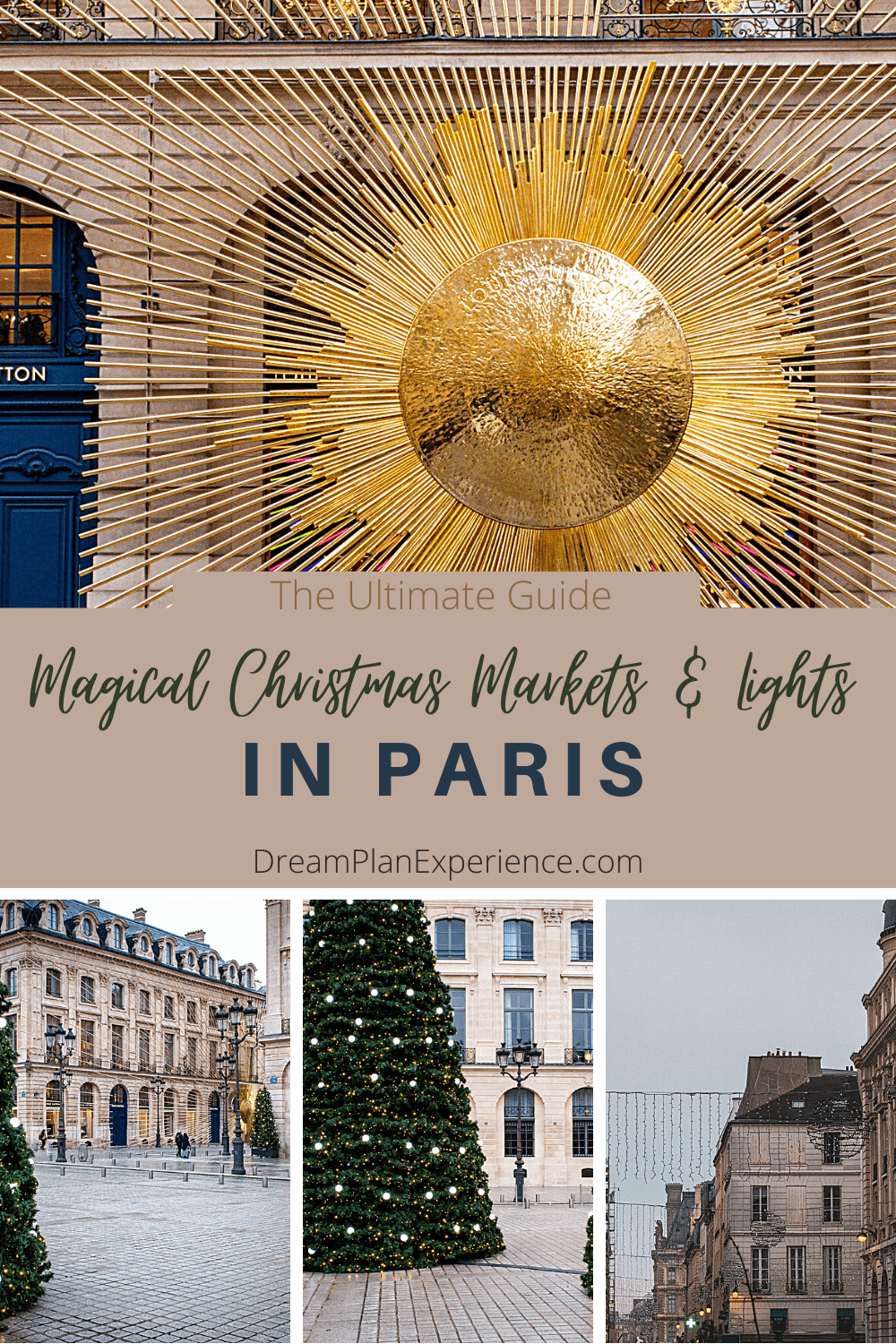 paris christmas lights and decorations