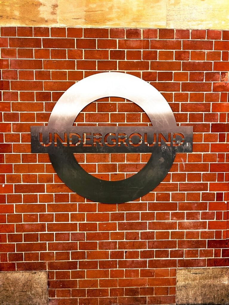 underground sign in london