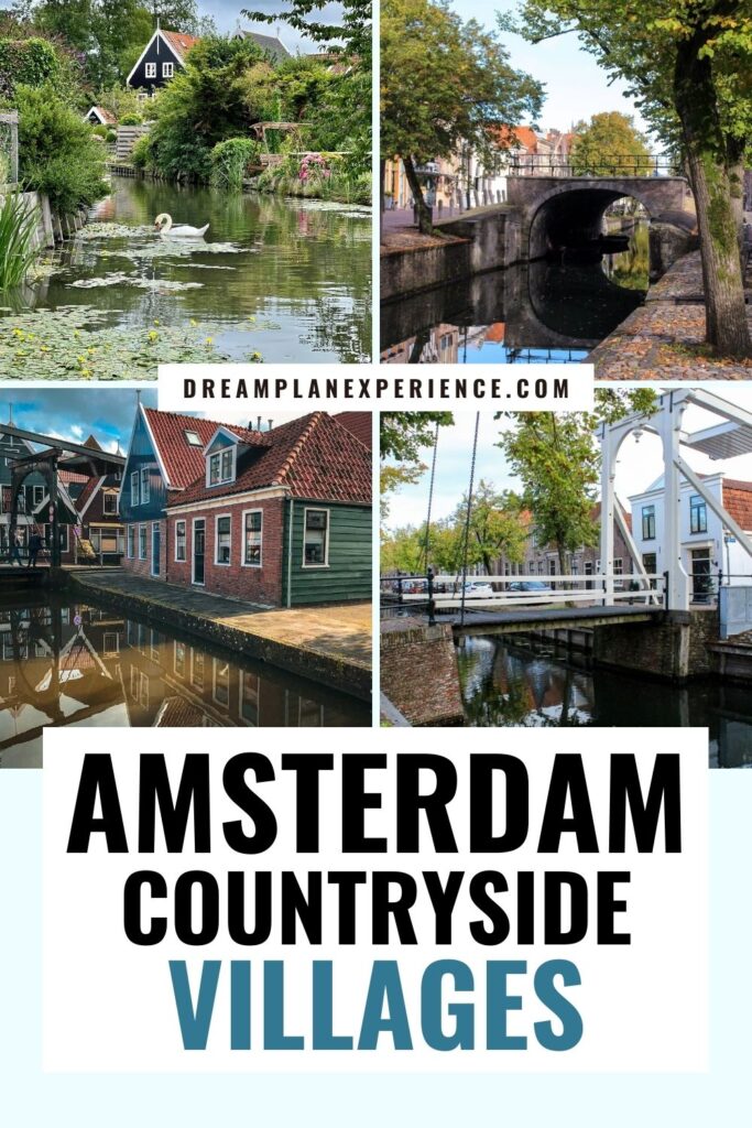 canal, drawbridge, buildings in amsterdam countryside