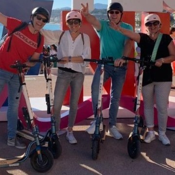 group on segway on a tour on nice in one day tour