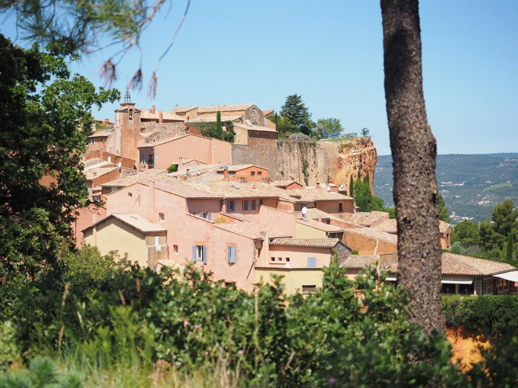 stone village on cliff in off the beaten path france