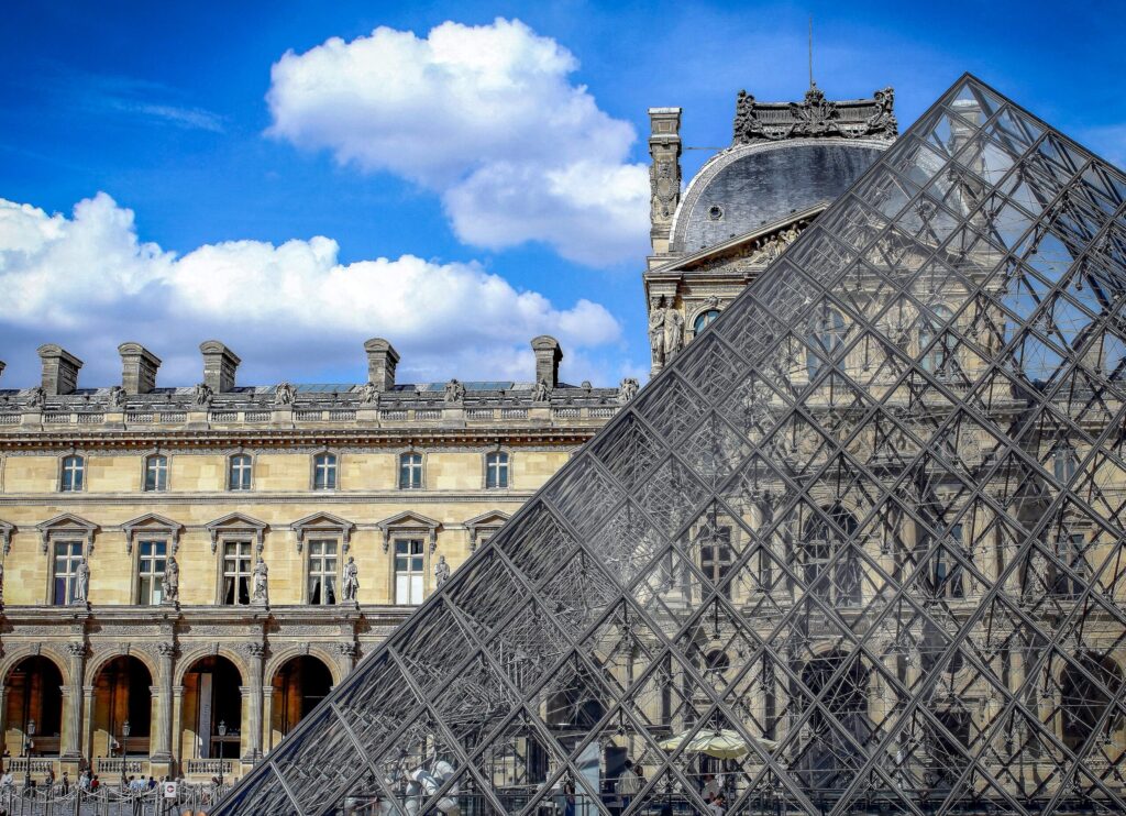 glass pyramid museum in why to visit paris