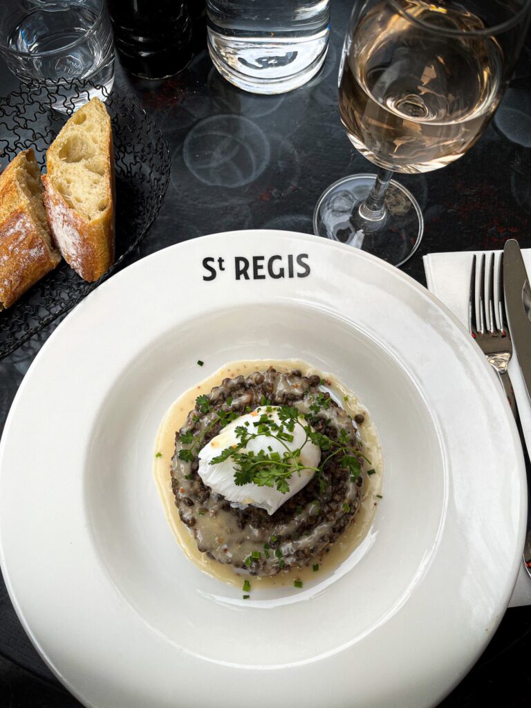 meal of mushrooms with egg in reasons to visit paris