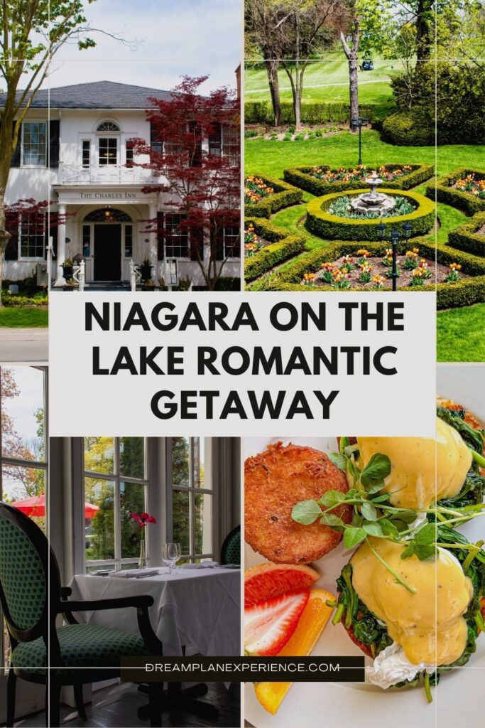 hotel, dining table, garden and breakfast at niagara on the lake getaway