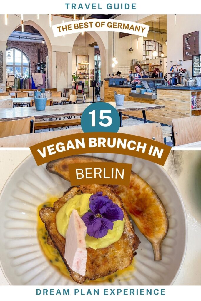 vegan breakfast in berlin showing plate of pancakes and banana
