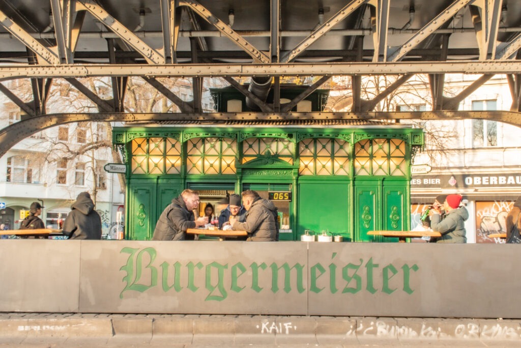 under subway burger restaurant on fork and walk food tour in berlin