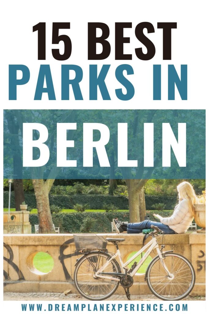 girl in berlin park with bike 