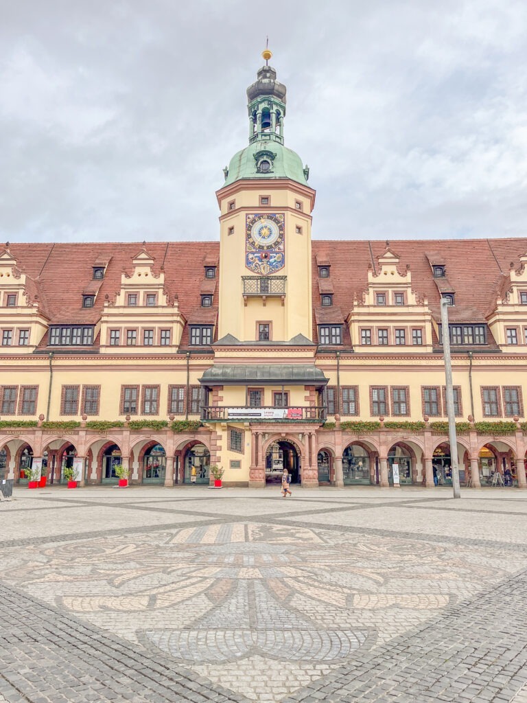 town hall in square in leipzig on berlin day trips by train