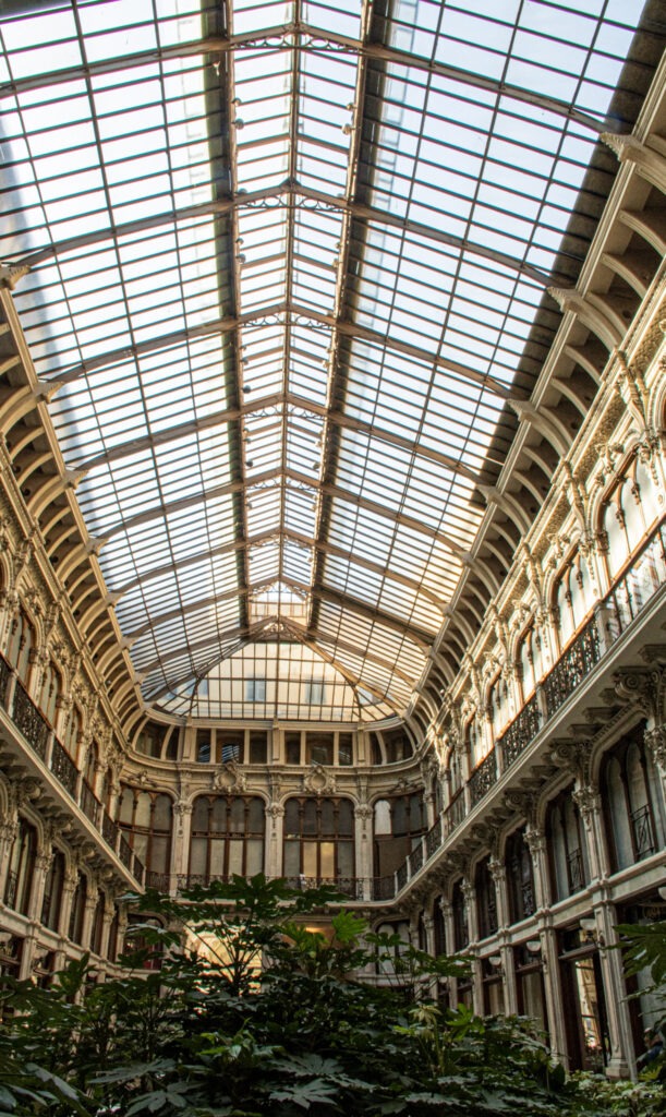 Art Nouveau in Turin: Where to Walk for Liberty Style 11 glass domed arcade in art nouveau style in turin