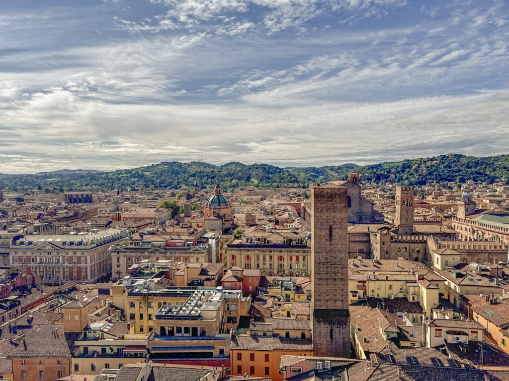 Best Day Trips from Bologna by Train You'll Love 1 city view of bologna italy of rooftops and towers