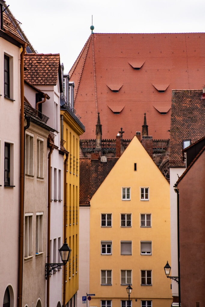 tall medieval architecture with yellow building when considering how many days in nuremberg is ideal