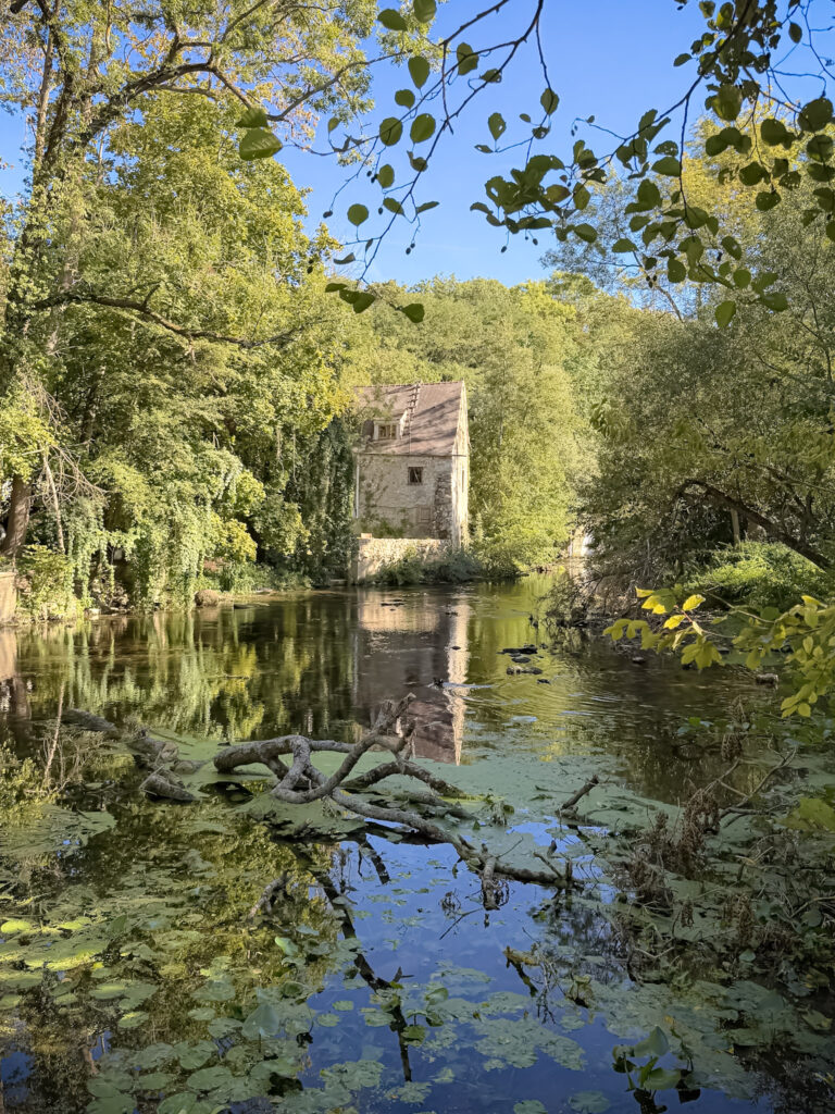 Moulin de Rochopt beside the Yerres in the French countryside near Paris
