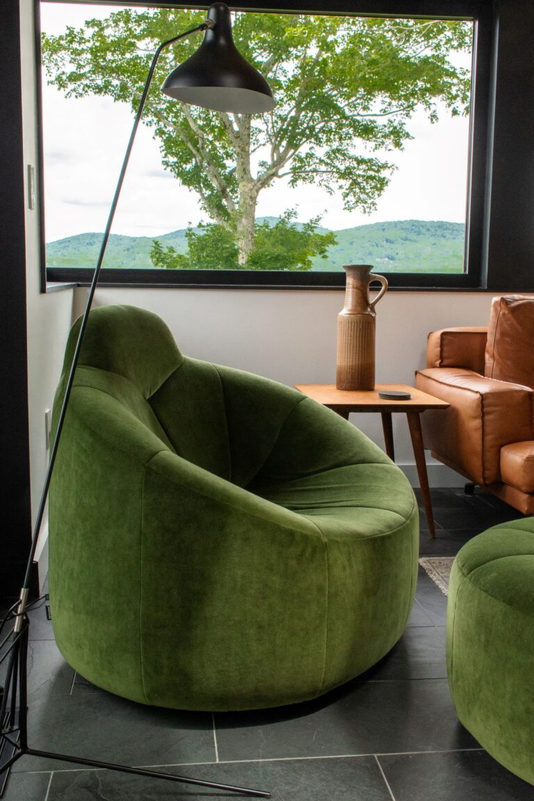 A luxury rental property in the mountains of the Eastern Townships in Quebec Canada