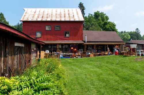 Canada's largest outdoor antique market is the Aberfoyle Antique Market. Located in Aberfoyle Ontario, about 40 minutes west of Toronto, is open spring until fall. It features a Sunday exclusive market with over 100 of the best antique dealers in Ontario.