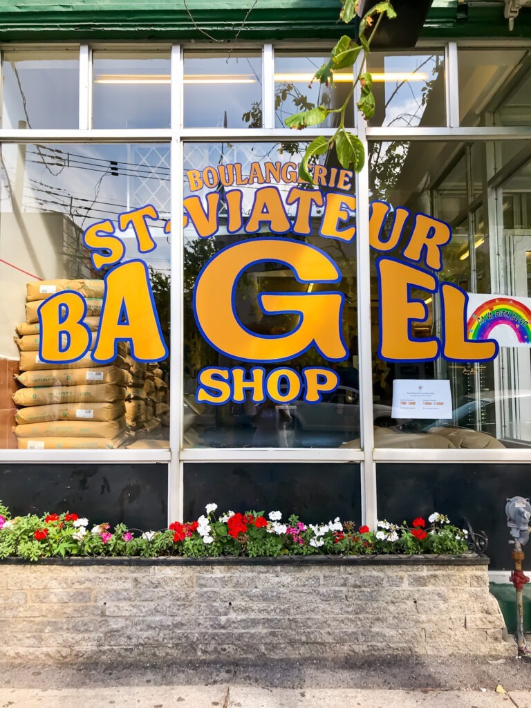 bagel shop in Montreal's neighbourhood