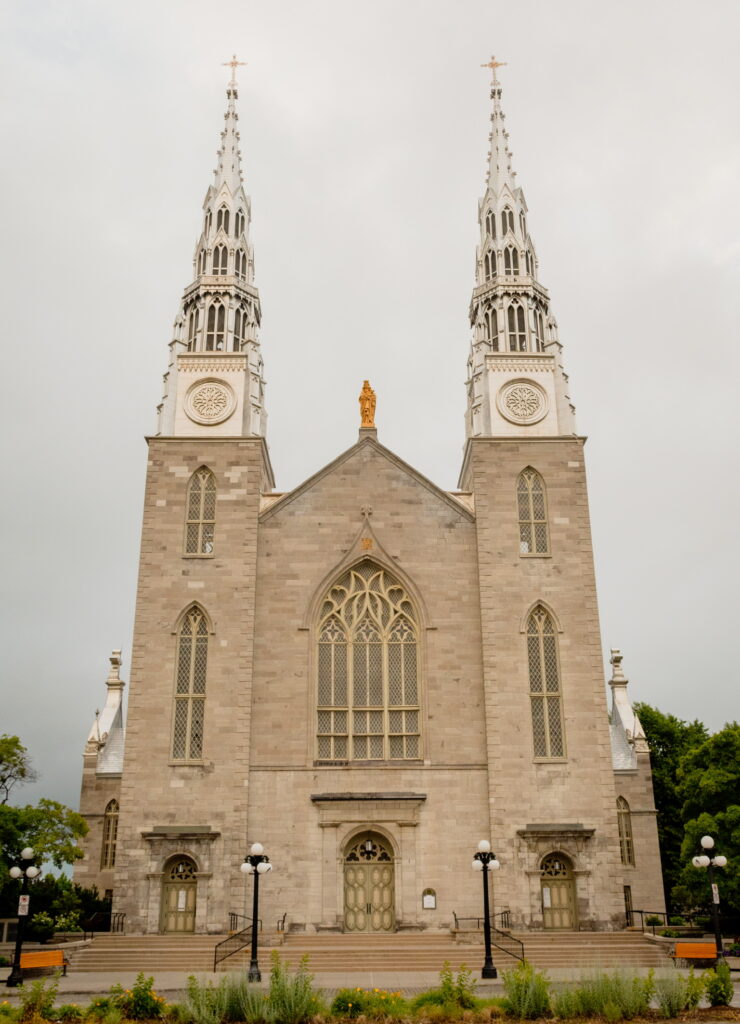 church with tall spires in things to do in ottawa