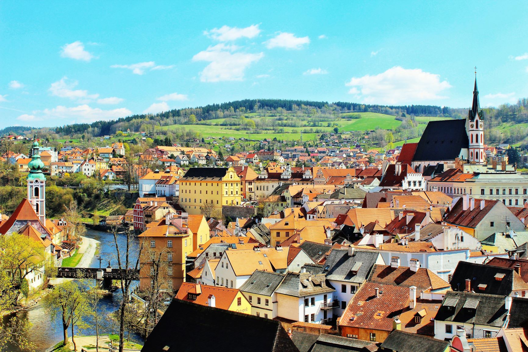 Visit the fairy tale town of Český Krumlov in Czech Republic.