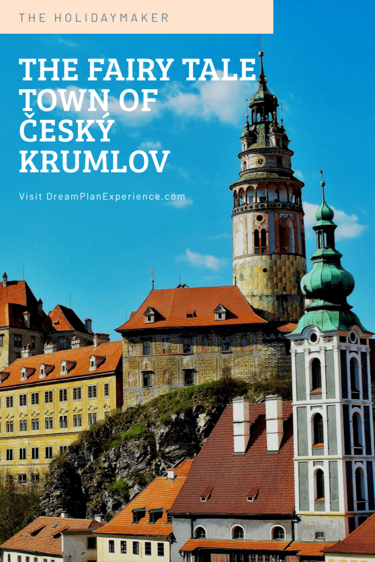 Visit the Fairy Tale Town of Český Krumlov, about 2 hours south of Prague in the Czech Republic.