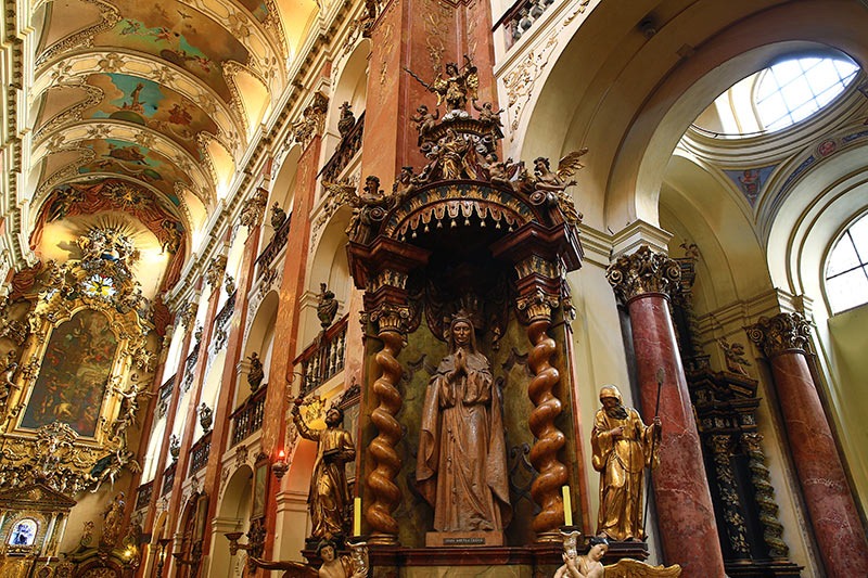 baroque church in prague