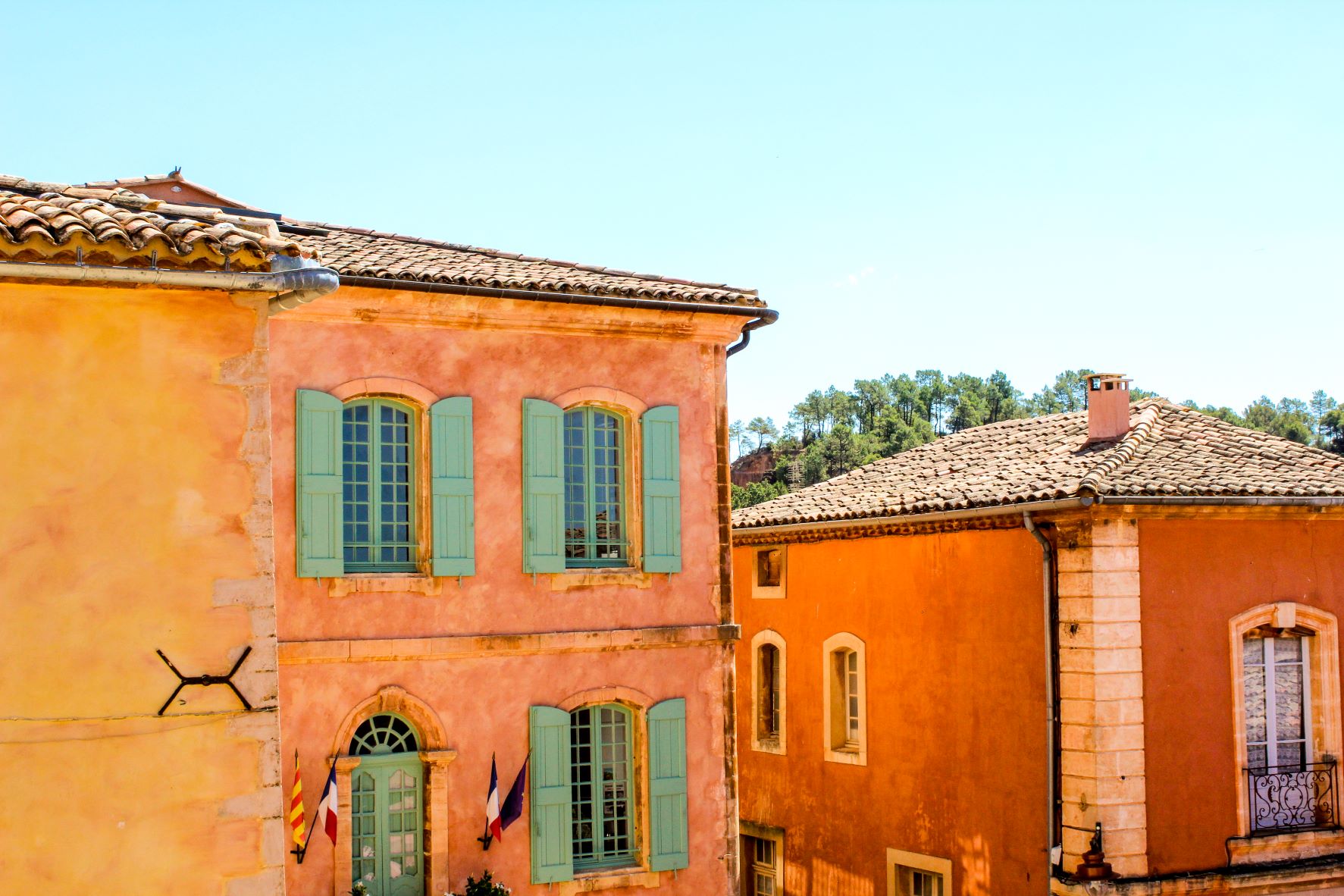 colourful village in Luberon Provence
