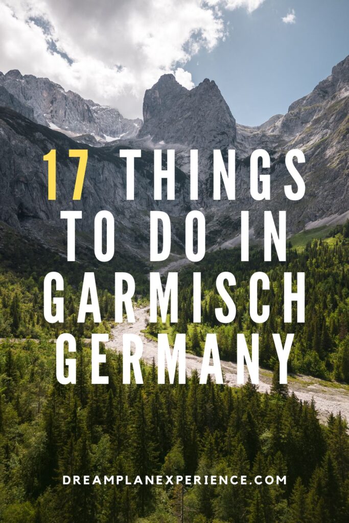 mountains and forest while hiking one of the best things to do in garmisch
