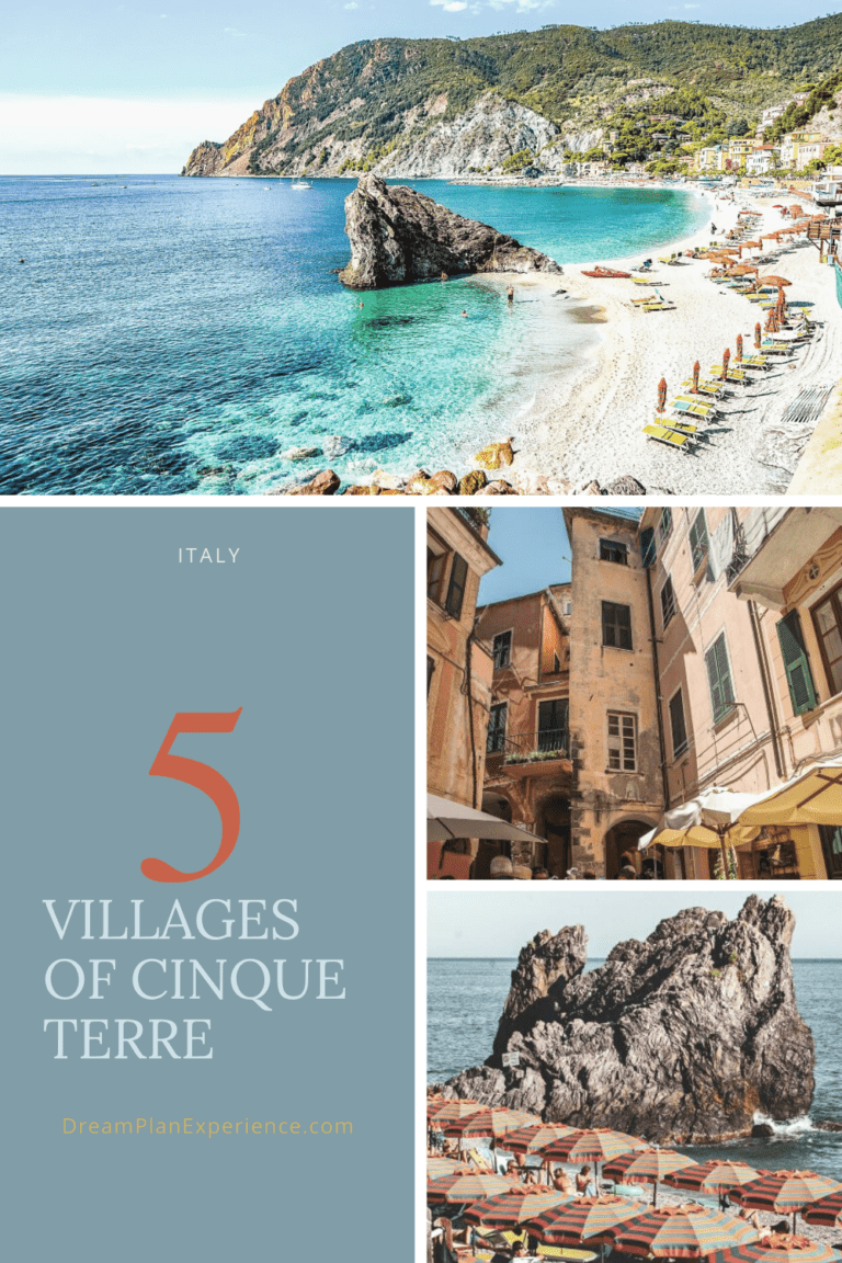 The 5 villages of Cinque Terre are Monterosso, Vernazza, Corniglia, Manarola and Riomaggiore are situated along the rugged coastline of the Italian Riviera.