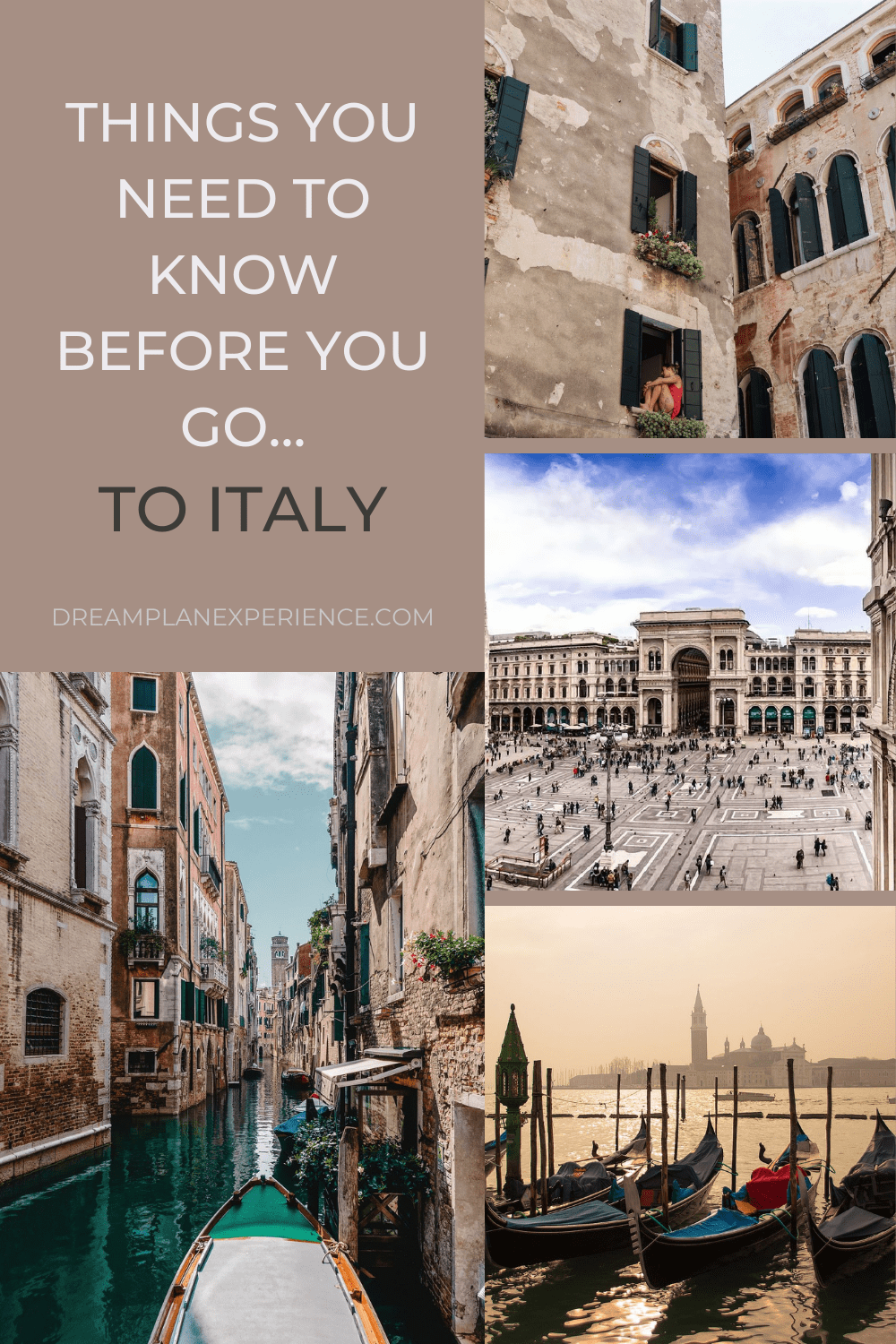 Going to Italy? This travel guide shares things you should know when traveling to Italy, including the best places to go in Italy and best time to go.