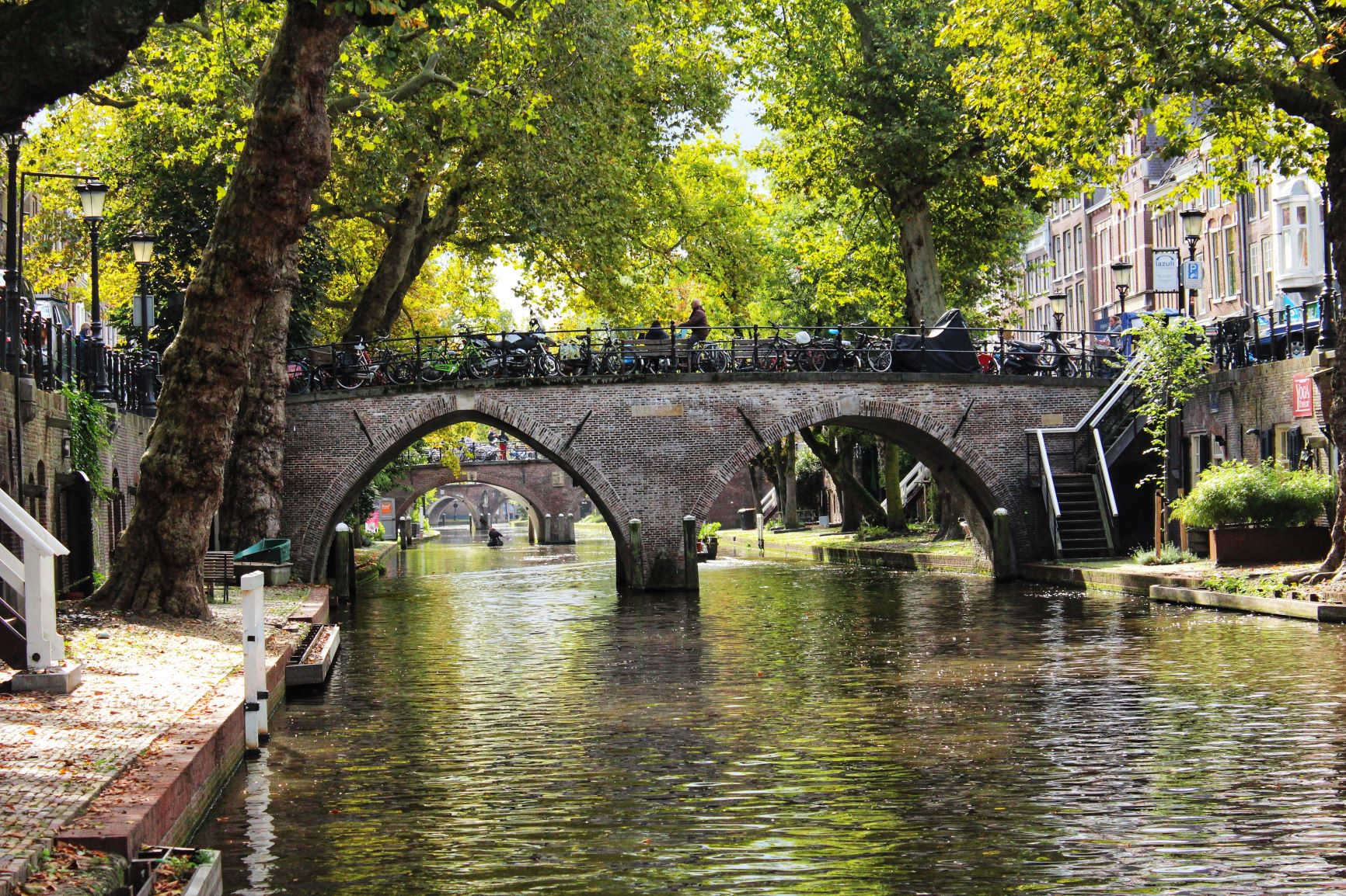 canal and bridge in Utrecht
