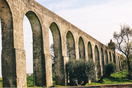 ancient aqueduct in one day in evora portugal