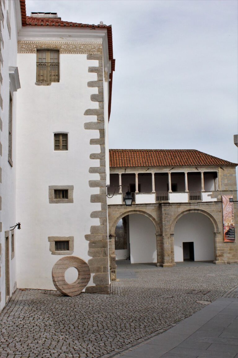 Palace of the Counts of Basto in Evora Portugal