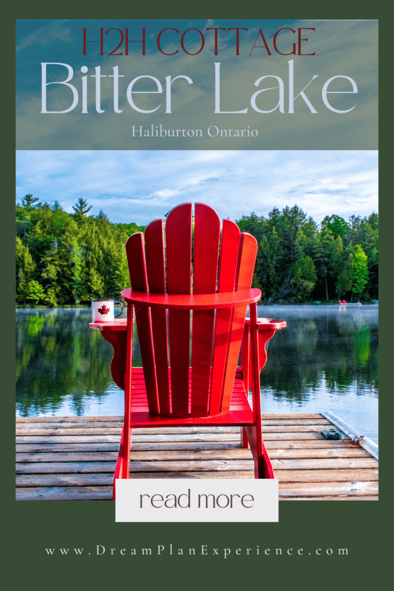 red Androndiak chair on lake
