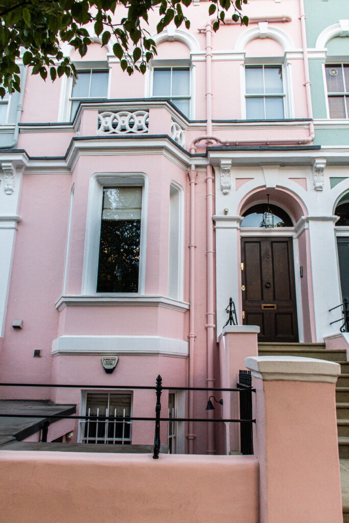 pink house in notting hill